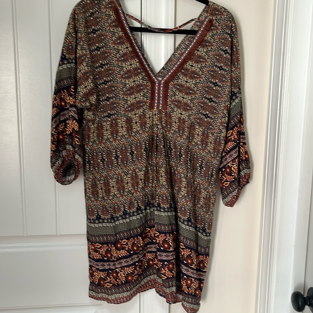 Umgee Size Small Fall Dress Brown Women’s